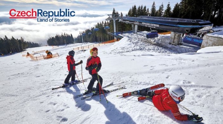 Moosite skigebieden van het Reuzengebergte